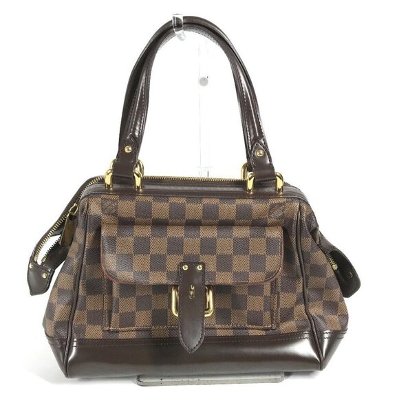 LOUIS VUITTON Damier Knightsbridge Tote Bag Damier Canvas Brown - Picture 1 of 13